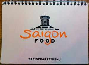 Menu page at Saigon Food Restaurant at Saigon Food Restaurant in Berlin