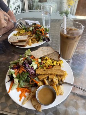 All-day-breakfast is a winner! Who doesn’t love scramble for lunch?? at The Bleeding Carrot in Owen Sound