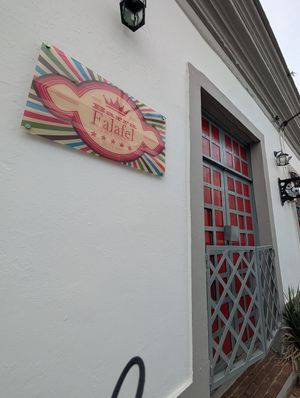 Outside at Barra Falafel Zona Colonial in Santo Domingo