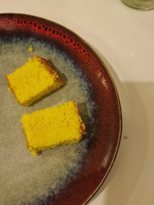 Saffron desserts at AlKaram in Paris