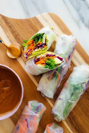 Vegan Vietnamese Spring Rolls  at AlgarveSmoke in Loule