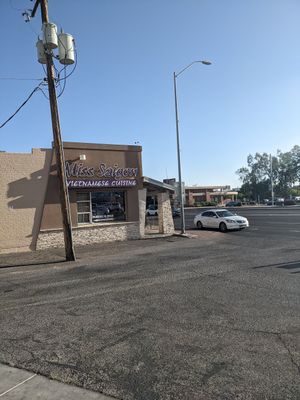 Outside of the restaurant. at Miss Saigon in Tucson