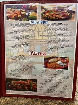 Menu  at El Rio Grande Mexican Restaurant in Lumberton