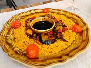 Vegetable Tagine with Couscous at D'Olive in Santa Maria Da Feira
