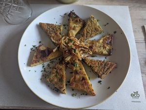 Farinata at OliVia in Legnano