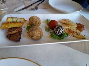 Cheese platter at OliVia in Legnano