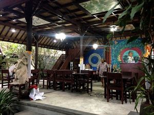 Dining area at Siboghana Waroeng in Ubud