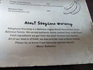  at Siboghana Waroeng in Ubud