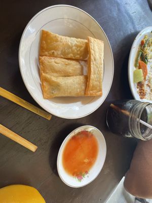 Spring rolls with sweet and sour sauce   at Siboghana Waroeng in Ubud