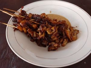 Sate Jamur. at Siboghana Waroeng in Ubud