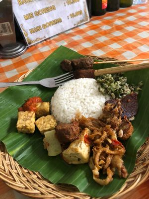 Nasi campur at Siboghana Waroeng in Ubud