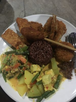 Nasi campur at Siboghana Waroeng in Ubud