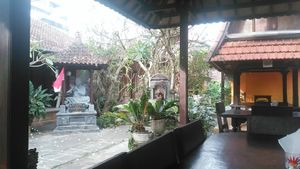 Garden at Siboghana Waroeng in Ubud