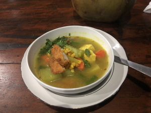 Balinese Soup at Siboghana Waroeng in Ubud