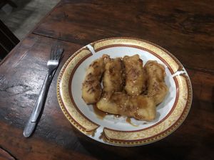 Fried Bannana 💕 at Siboghana Waroeng in Ubud