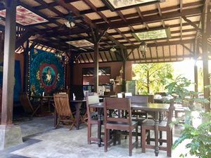 Beautiful setting  at Siboghana Waroeng in Ubud