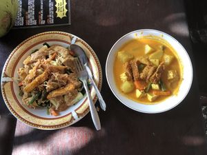 The Gado Gado & Kare Siboghana  at Siboghana Waroeng in Ubud