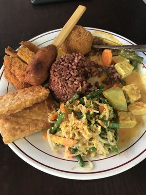 Nasi Campur at Siboghana Waroeng in Ubud
