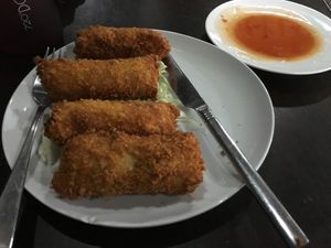 Fried Spring Rolls at Siboghana Waroeng in Ubud