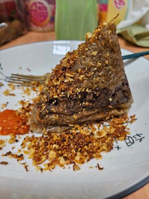 Mushroom and water chestnut dumpling ~ 26/5/24 at Mr Bean - AMK Hub in Northeast Singapore