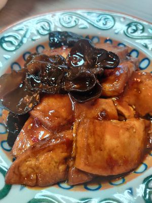 Homemade tofu at X.WANG's Kitchen in Belgrade