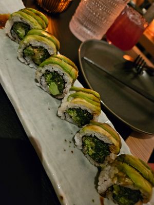 Dragon roll at Planta - Brentwood in Los Angeles