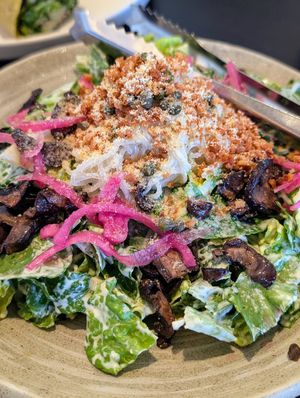 Kelp noodle Caesar salad yum!😋 at Planta - Brentwood in Los Angeles