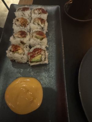 spicy tuna, very mild   at PLANTA Queen in Atlanta