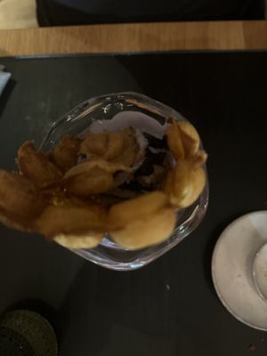 waffle sunday which the black sesame sauce should be bottled and sold , loved it  at PLANTA Queen in Atlanta