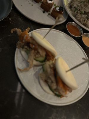 Blurry but bangin! BAO Slider - crazy good!  at PLANTA Queen in Atlanta