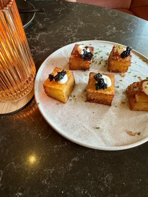 1000 layer crispy potatoes  at PLANTA Queen in Atlanta