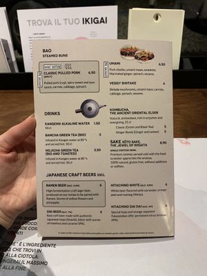 Menu  at Yume Ramen Verona in Verona