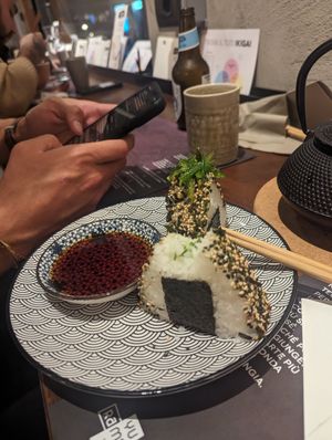 Wakame oniguiris at Yume Ramen Verona in Verona