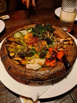 Roasted vegetables at Nobu  in Dubai