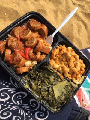 Delicious meal. One of my favorite is mac with cheese cashews   at Elife in Capitol Heights