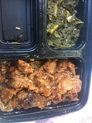 “Roast” with brown rice, kale at Elife in Capitol Heights