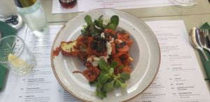 Some delicious broccoli at Bistro Grad in Belgrade