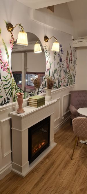 Coffee and cake shop inside. at Aj Zdravo Coffee and Cake Shop in Novi Sad