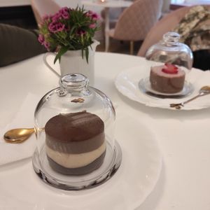 Cakes - tiramisu and Strawberry art. at Aj Zdravo Coffee and Cake Shop in Novi Sad