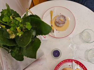 Strawberry art cakes at Aj Zdravo Coffee and Cake Shop in Novi Sad