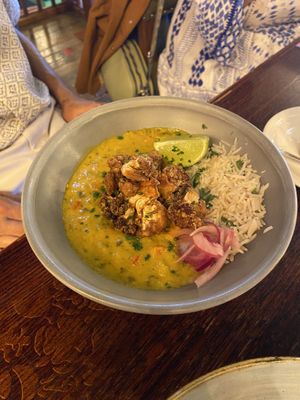 Bang bang cauliflower coconut curryy  at Lounges - Martello Lounge in Clacton-on-sea