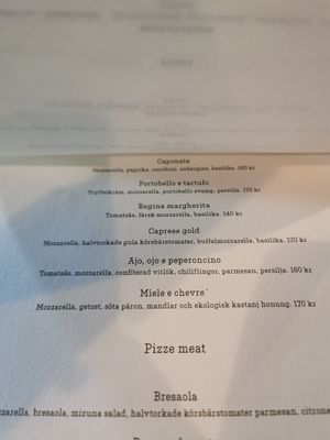  at Osteria Di La in Malmo