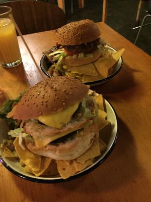 Burgers  at The Flying Duck in Glasgow