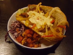 philly cheese at The Flying Duck in Glasgow