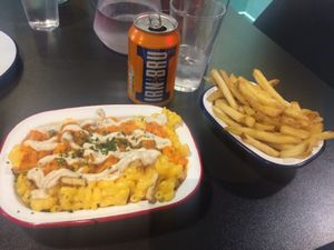Mac & cheese  at The Flying Duck in Glasgow