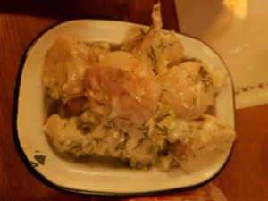 Potatoe & dill salad at The Flying Duck in Glasgow