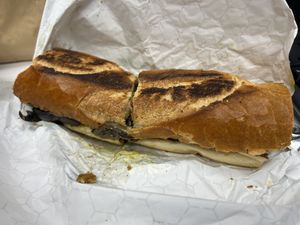 The El Vegan Cubano sandwich  at The Vegan Factory in Linden