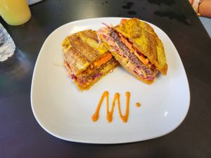 Patacon at The Vegan Factory in Linden