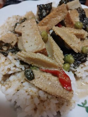 Green curry with tofu at SIIAM Tai Söögikoht in Tallinn