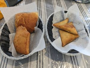 Mandazi & Sambusas at Horn of Africa Restaurant Ethiopian Cuisine in Memphis
